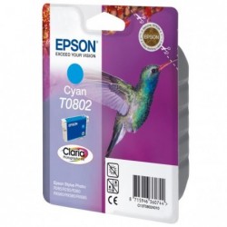 Epson oryginalny ink / tusz C13T08024011, cyan, 7,4ml, Epson Stylus Photo PX700W, 800FW, R265, 285, 360, RX560 - 1