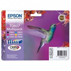 Epson oryginalny ink / tusz C13T08074011, CMYK/light C/light M, Epson Stylus Photo PX700W - 2