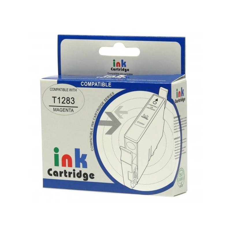 Kompatybilny ink / tusz z C13T12834011, magenta, 11,5ml, dla Epson Stylus S22, SX125, 420W, 425W, Stylus Office BX305 - 1