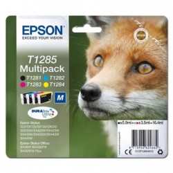 Epson oryginalny ink / tusz C13T12854012, T1285, CMYK, 16,4ml, Epson Stylus S22, SX125, 420W, 425W, Stylus Office BX305 - 1