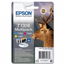Epson oryginalny ink / tusz C13T13064012, T1306, cyan/magenta/yellow, 30,3ml, Epson Stylus Office BX320FW - 1