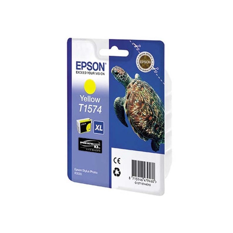 Epson oryginalny ink / tusz C13T15744010, yellow, 25,9ml, Epson Stylus Photo R3000 - 1