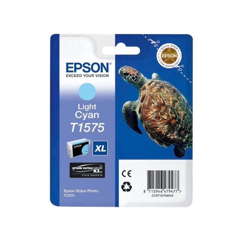 Epson oryginalny ink / tusz C13T15754010, light cyan, 25,9ml, Epson Stylus Photo R3000 - 1