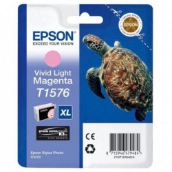Epson oryginalny ink / tusz C13T15764010, light vivid magenta, 25,9ml, Epson Stylus Photo R3000 - 1