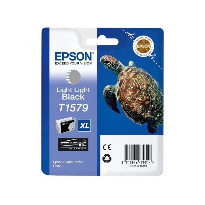 Epson oryginalny ink / tusz C13T15794010, light light black, 25,9ml, Epson Stylus Photo R3000 - 1
