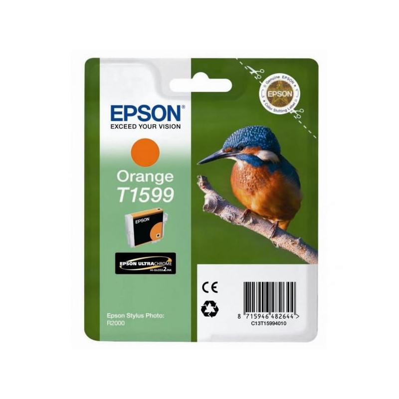 Epson oryginalny ink / tusz C13T15994010, orange, 17ml, Epson Stylus Photo R2000 - 1