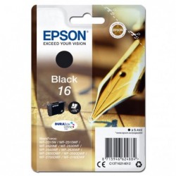 Epson oryginalny ink / tusz C13T16214012, T162140, black, 5.4ml, Epson WorkForce WF-2540WF, WF-2530WF, WF-2520NF, WF-2010 - 1