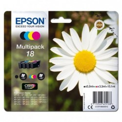 Epson oryginalny ink / tusz C13T18064012, T180640, CMYK, 3x3,3/5,2ml, Epson Expression Home XP-102, XP-402, XP-405, XP-302 - 1