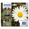 Epson oryginalny ink / tusz C13T18064012, T180640, CMYK, 3x3,3/5,2ml, Epson Expression Home XP-102, XP-402, XP-405, XP-302 - 1