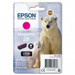 Epson oryginalny ink / tusz C13T26134012, T261340, magenta, 4,5ml, Epson Expression Premium XP-800, XP-700, XP-600 - 1