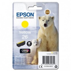 Epson oryginalny ink / tusz C13T26144012, T261440, yellow, 4,5ml, Epson Expression Premium XP-800, XP-700, XP-600 - 1