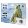 Epson oryginalny ink / tusz C13T26164010, T261640, CMYK, 3x4,5/6,2ml, Epson Expression Premium XP-800, XP-700, XP-600 - 2