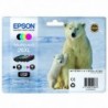 Epson oryginalny ink / tusz C13T26364010, T263640, 26XL, CMYK, 3x9,7/12,2ml, Epson Expression Premium XP-800, XP-700, XP-600 - 1