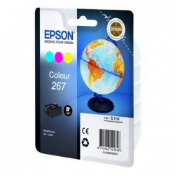 Epson oryginalny ink / tusz C13T26704010, 267, color, 6,7ml, Epson WF-100W - 2
