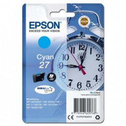 Epson oryginalny ink / tusz C13T27024012, 27, cyan, 3,6ml, Epson WF-3620, 3640, 7110, 7610, 7620 - 1