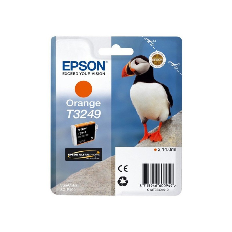 Epson oryginalny ink / tusz C13T32494010, orange, 14ml, Epson SureColor SC-P400 - 1