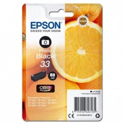 Epson oryginalny ink / tusz C13T33414012, T33, photo black, 4,5ml, Epson Expression Home a Premium XP-530,630,635,830 - 1