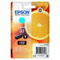 Epson oryginalny ink / tusz C13T33424012, T33, cyan, 4,5ml, Epson Expression Home a Premium XP-530,630,635,830 - 1