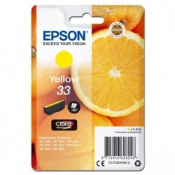 Epson oryginalny ink / tusz C13T33444012, T33, yellow, 4,5ml, Epson Expression Home a Premium XP-530,630,635,830 - 1