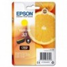 Epson oryginalny ink / tusz C13T33444012, T33, yellow, 4,5ml, Epson Expression Home a Premium XP-530,630,635,830 - 1