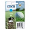 Epson oryginalny ink / tusz C13T34624010, T346240, cyan, 4.2ml, Epson WF-3720DWF, 3725DWF - 1