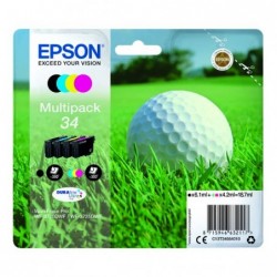 Epson oryginalny ink / tusz C13T34664010, T346640, CMYK, 18.7ml, Epson WF-3720DWF, 3725DWF - 1