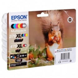 Epson oryginalny ink / tusz C13T379D4010, 378XL+478XL, CMYK, 1x10.2ml, 2x11.2ml, 3x9.3ml, Epson - 3