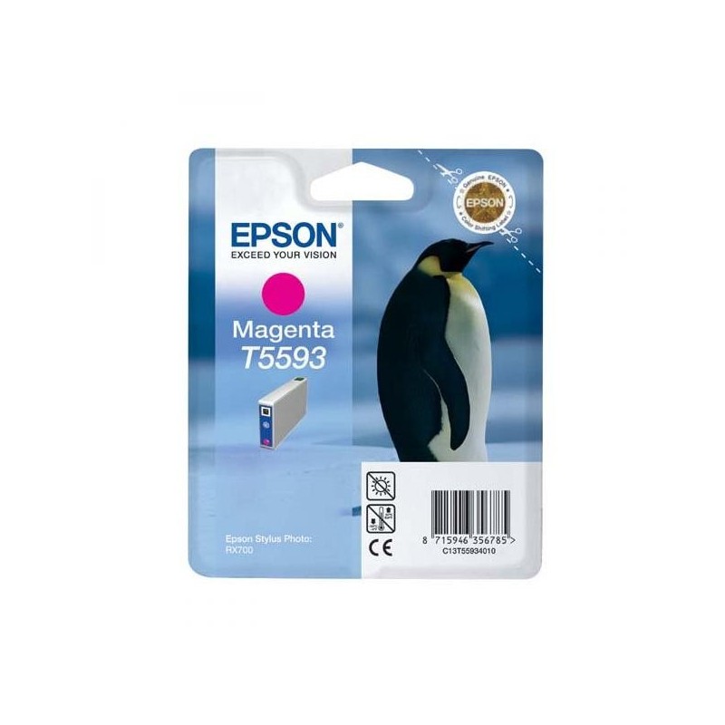 Epson oryginalny ink / tusz C13T55934010, magenta, 13ml, Epson Stylus Photo RX700 - 1