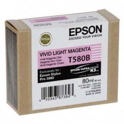 Epson oryginalny ink / tusz C13T580B00, light vivid magenta, 80ml, Epson Stylus Pro 3800 - 1