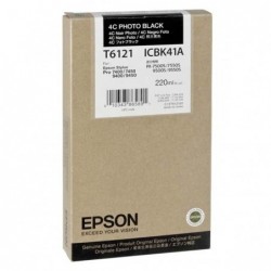 Epson oryginalny ink / tusz C13T612100, photo black, 220ml, Epson Stylus Pro 7400, 7450, 9400, 9450 - 1