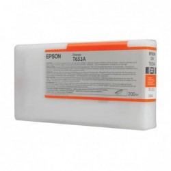 Epson oryginalny ink / tusz C13T653A00, orange, 200ml, Epson Stylus Pro 4900 - 1