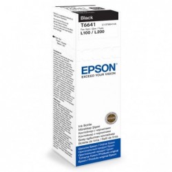 Epson oryginalny ink / tusz C13T66414A, black, 70ml, Epson L100, L200, L300 - 1