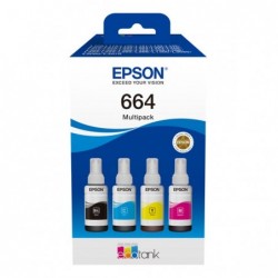 Epson oryginalny ink / tusz C13T66464A, CMYK, Epson L100, L200, L300 - 2