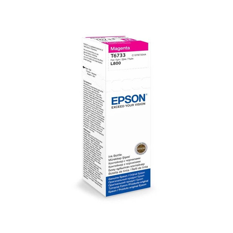 Epson oryginalny ink / tusz C13T67334A, magenta, 70ml, Epson L800 - 1