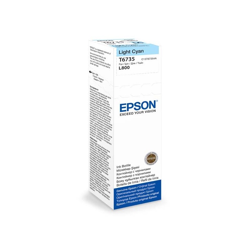 Epson oryginalny ink / tusz C13T67354A, light cyan, 70ml, Epson L800 - 1