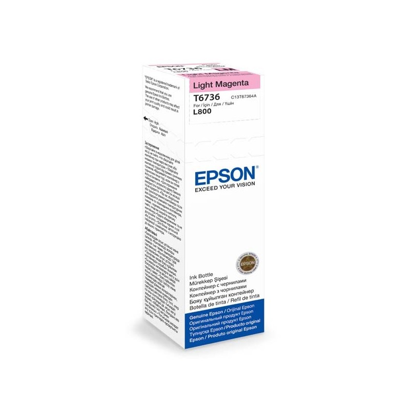 Epson oryginalny ink / tusz C13T67364A, light magenta, 70ml, Epson L800 - 1