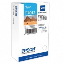 Epson oryginalny ink / tusz C13T70124010, XXL, cyan, 3400s, Epson WorkForce Pro WP4000, 4500 series - 1