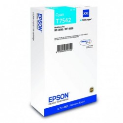 Epson oryginalny ink / tusz C13T754240, T7542, XXL, cyan, 69ml, Epson WorkForce Pro WF-8090DW, WF-8590DWF - 1