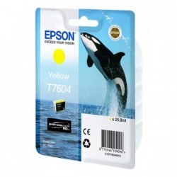 Epson oryginalny ink / tusz C13T76044010, T7604, yellow, 25,9ml, 1szt, Epson SureColor SC-P600 - 2