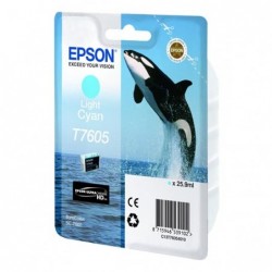 Epson oryginalny ink / tusz C13T76054010, T7605, light cyan, 25,9ml, 1szt, Epson SureColor SC-P600 - 2