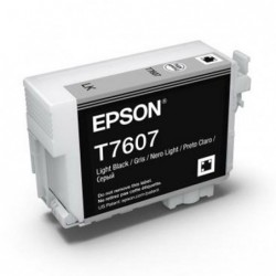 Epson oryginalny ink / tusz C13T76074010, T7607, light black, 25,9ml, 1szt, Epson SureColor SC-P600 - 3