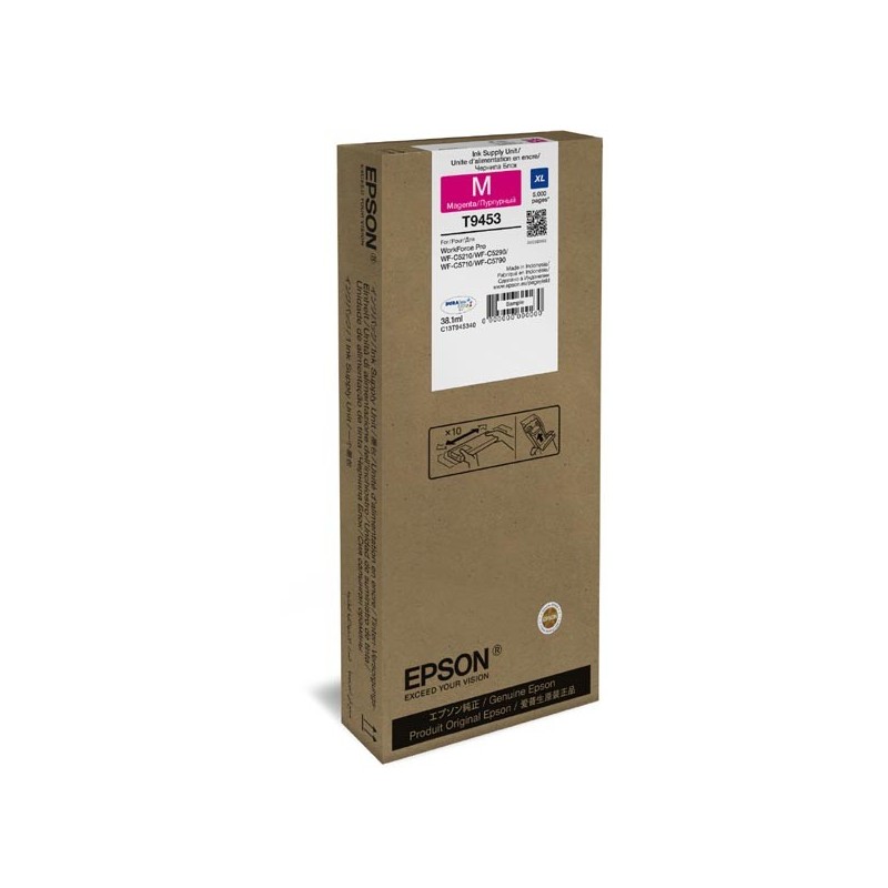 Epson oryginalny ink / tusz C13T945340, magenta, 5000s, 1x38.1ml, Epson WF-C5210, C5290, C5710, C5790 - 1