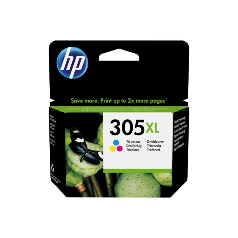 HP oryginalny ink / tusz 3YM63AE, HP 305XL, Tri-colour, HP 305XL, High yield, HP DeskJet 2300, 2710, 2720, Plus 4100 - 1
