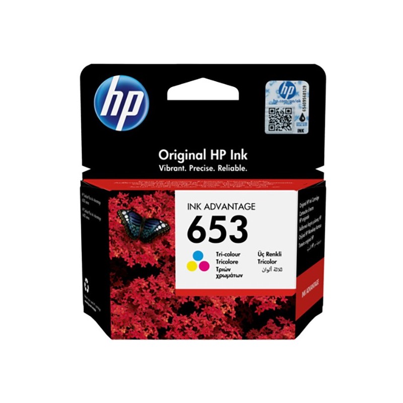 HP oryginalny ink / tusz 3YM74AE, Tri-colour, 200s, HP 653, HP DeskJet IA 6000, IA PLUS 6400 - 1