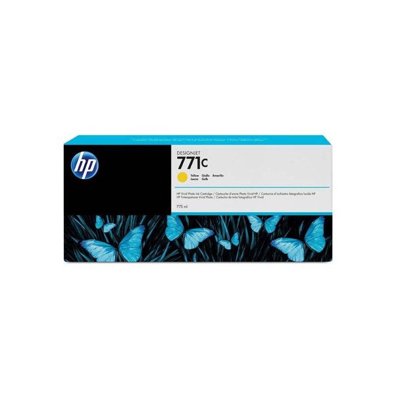HP oryginalny ink / tusz B6Y10A, HP 771C, yellow, 775ml, HP Designjet Z6200, Z6600, Z6800 - 1