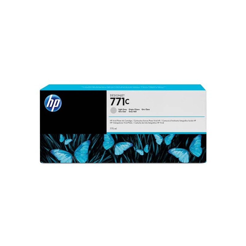 HP oryginalny ink / tusz B6Y14A, HP 771C, light gray, 775ml, HP Designjet Z6200, Z6600, Z6800 - 1