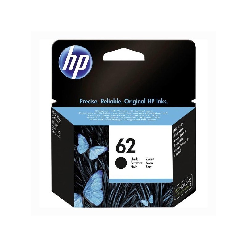 HP oryginalny ink / tusz C2P04AE, HP 62, black, 200s, HP ENVY 5540 AIO, 5640 AIO, 5740 AIO - 1