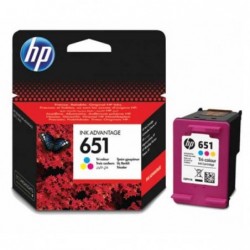 HP oryginalny ink / tusz C2P11AE, HP 651, tri-colour, 300s, HP DeskJet IA 5645, 5575, Officejet 202,252 Mobile - 1