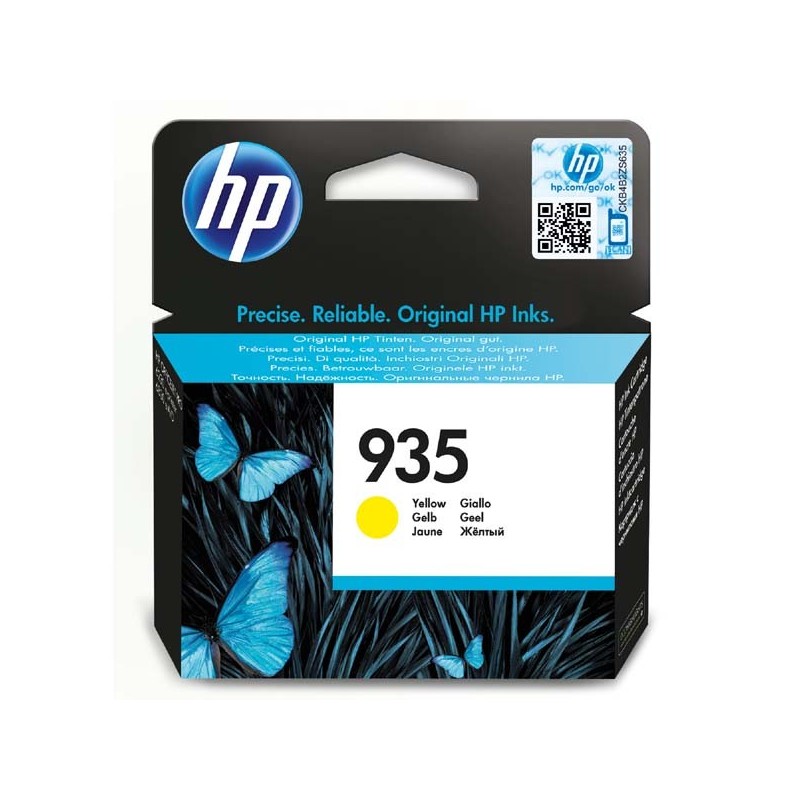 HP oryginalny ink / tusz C2P22AE, HP 935, yellow, 400s, HP Officejet 6812,6815,Officejet Pro 6230,6830,6835 - 1