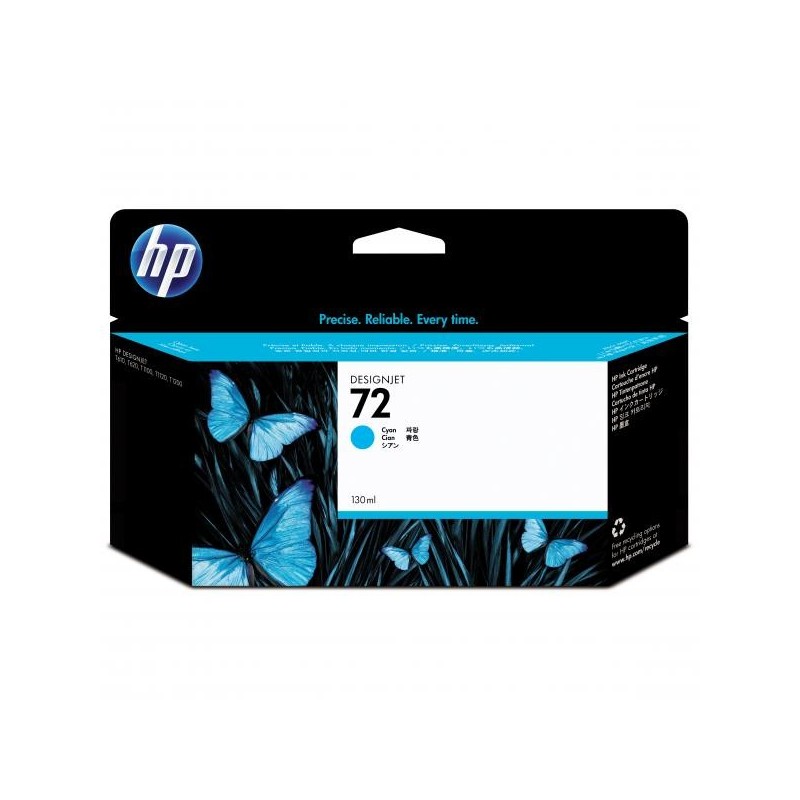 HP oryginalny ink / tusz C9371A, HP 72, cyan, 130ml, HP Designjet T1100, T770 - 1